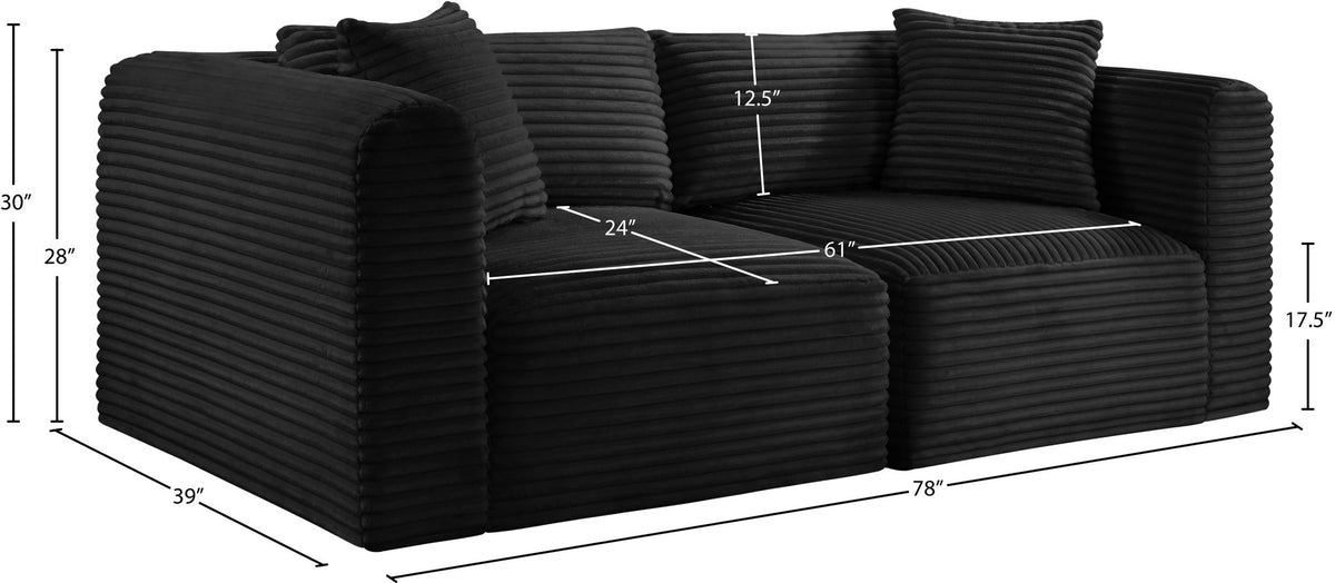 Shaggy - 2 Seat Modular Sofa