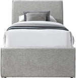Myles - Chenille Twin Trundle Bed