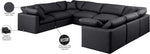 Indulge - Faux Leather 8 Piece Modular Sectional