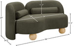 Daphne - Boucle Loveseat
