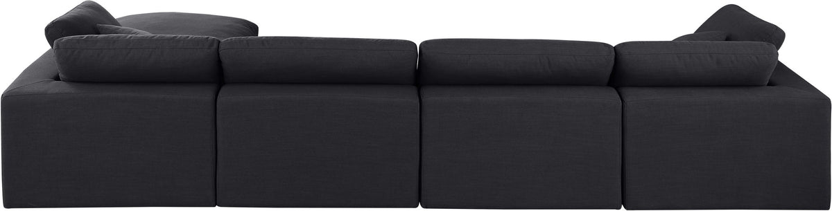 Comfy - 5 Piece Linen Modular Sectional With Chaise