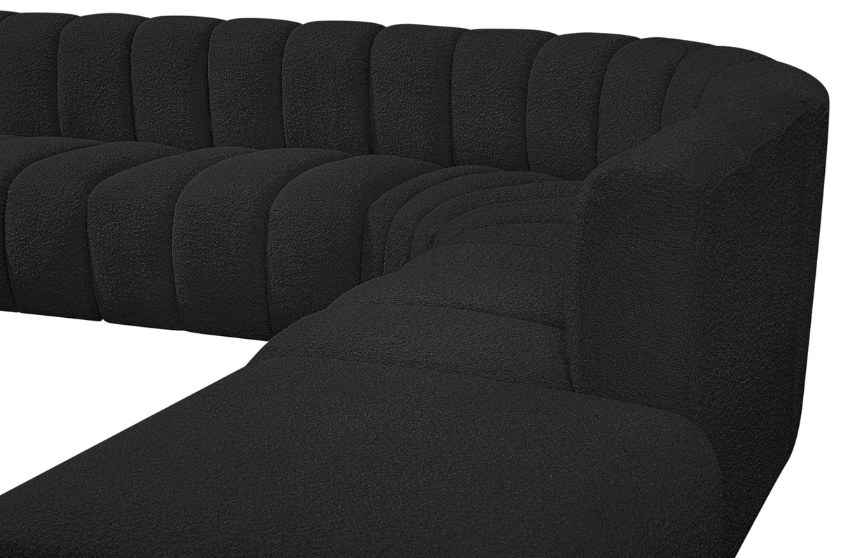 Arc - Boucle Fabric Modular Sectional