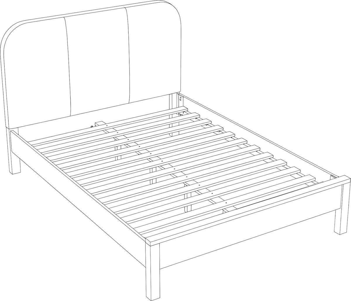 Caswell - Upholstered Bed