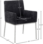 Reeves - Dining Chair With Silver Legs (Set of 2)