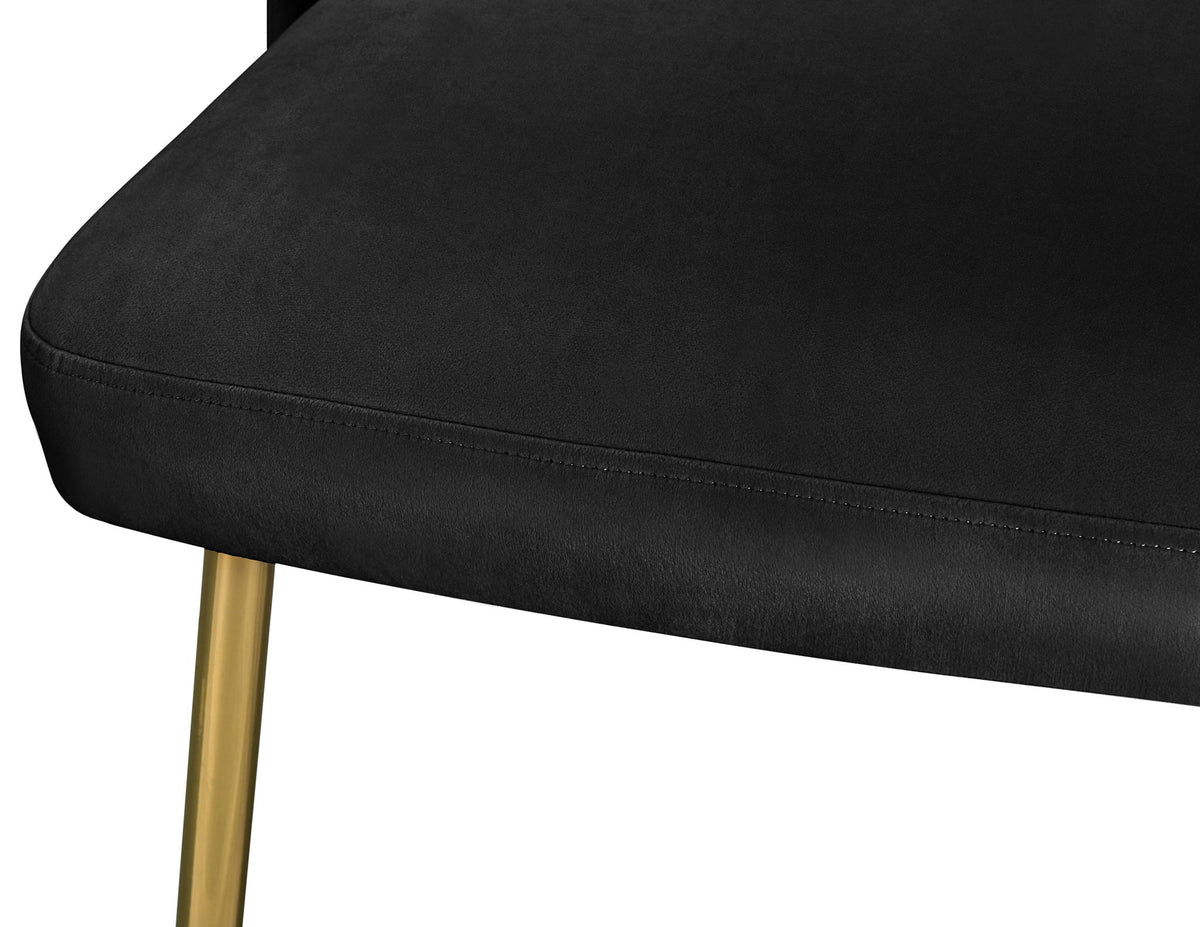 Logan - Dining Chair (Set of 2) - Gold Legs