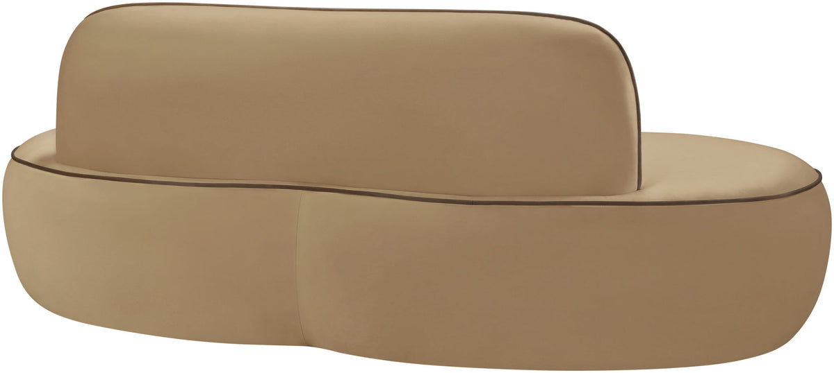 Swerve - Velvet 77" Upholstered Loveseat