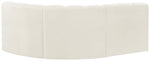 Arc - Velvet 3 Piece Sofa