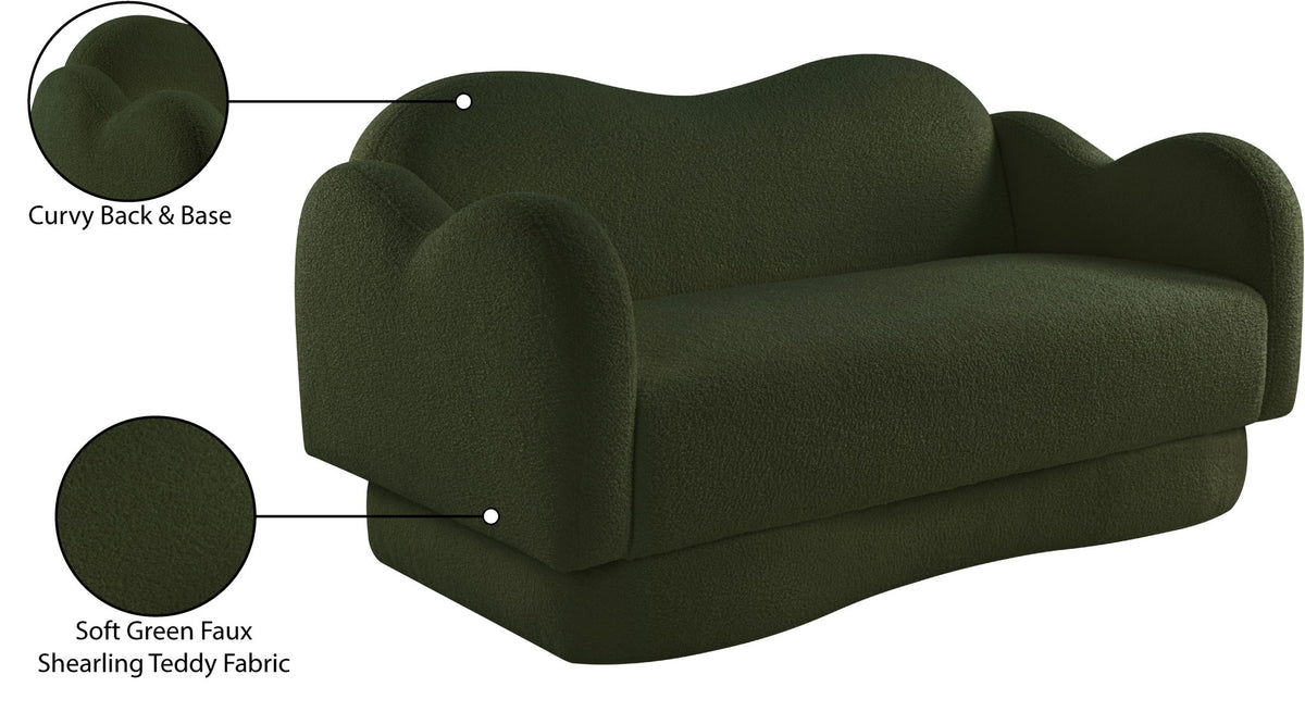 Bloom - Teddy Fabric Loveseat