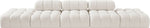 Ames - 5 Piece Boucle Upholstered Modular Sofa With 2 Armless Seats