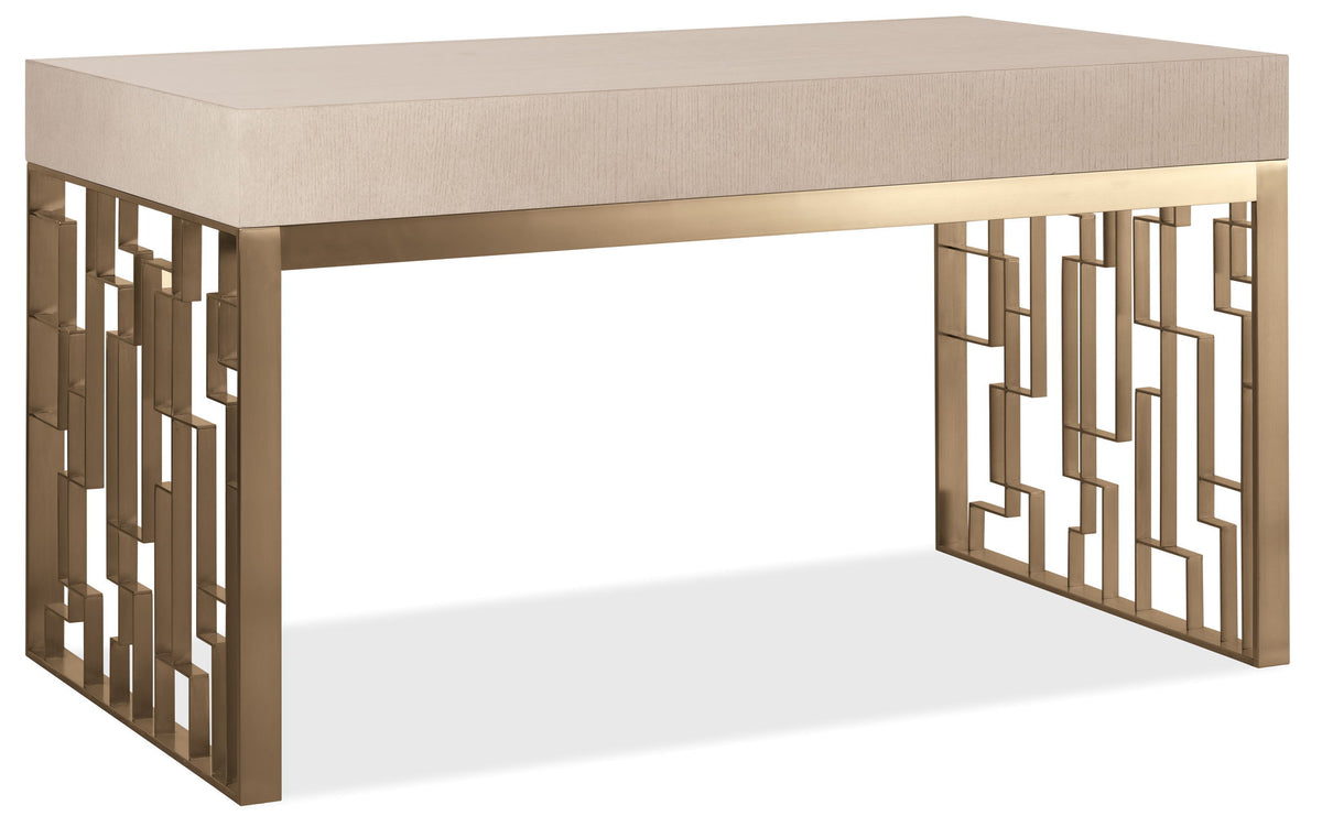 Home Office - Writing Desk - Polished Limestone