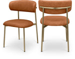 Lupita - Dining Chair With Brushed Gold Legs (Set of 2)