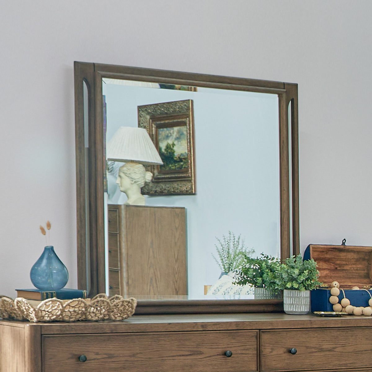 Verona - Mirror - Light Brown