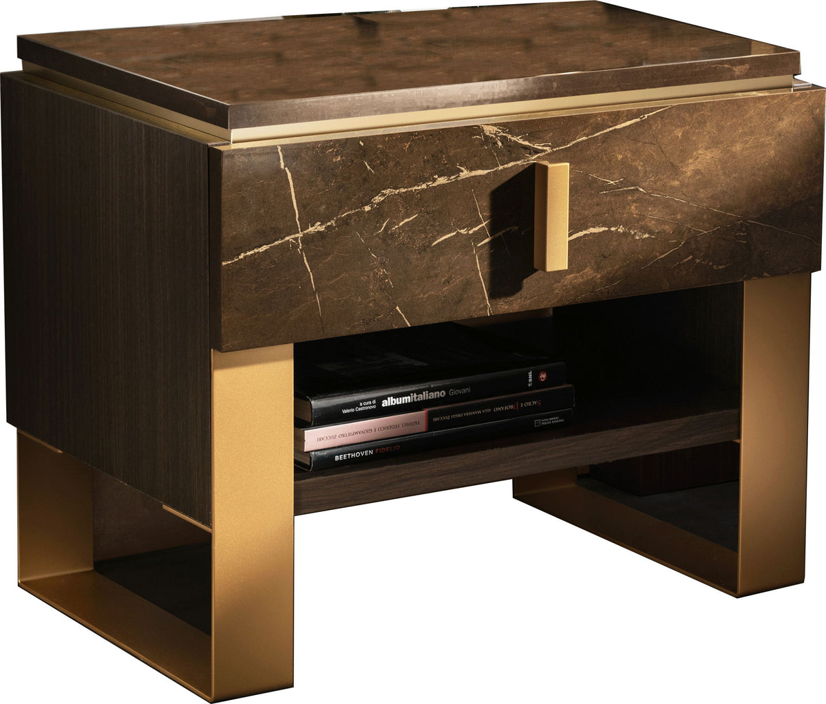 Essenza - Accent Nightstand - Dark Brown