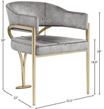 Madelyn - Dining Chair (Set of 2) - Brushed Brass