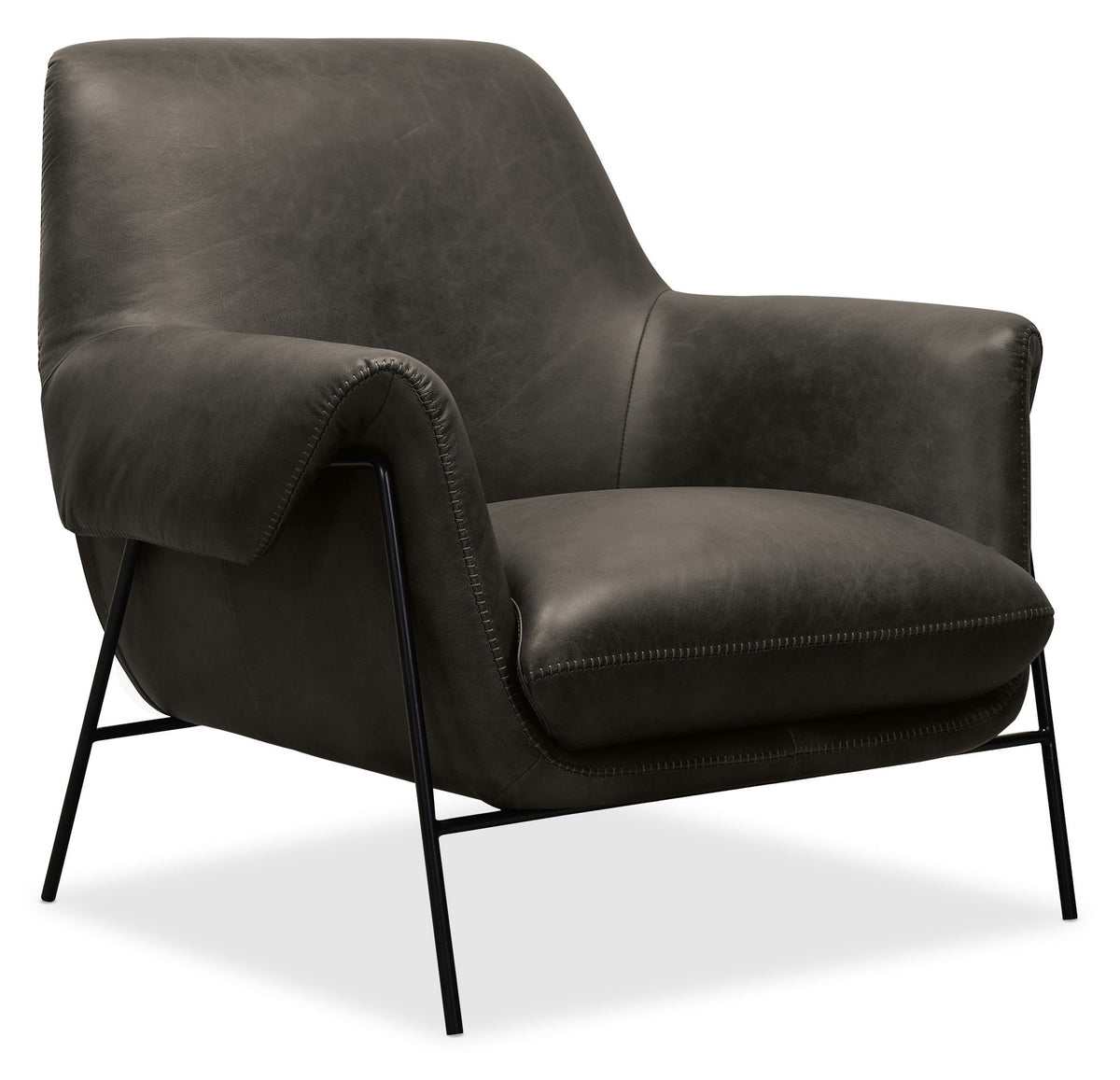 CC - Ambroise Metal Frame Club Chair