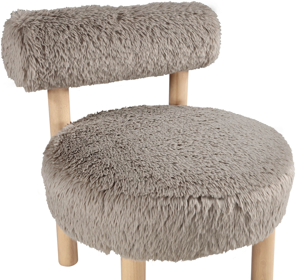 Ambre - Shearling Fabric Accent Chair