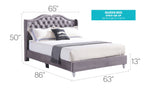 Glory Furniture - Joy - Upholstered Bed