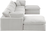 Comfy - 6 Piece Velvet Modular Double Chaise Sectional