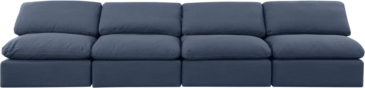 Indulge - Linen 4 Seat Modular Armless Sofa