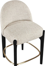Torino - Counter Stool With Brushed Black Base