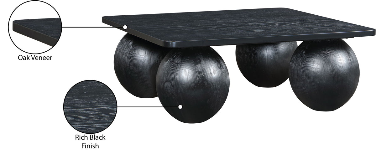Fitch - Oak Veneer Coffee Table - 4 Legs