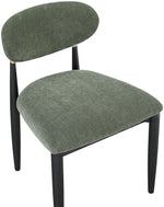 Riccio - Fabric Dining Side Chair (Set of 2) - Black And Gold Frame