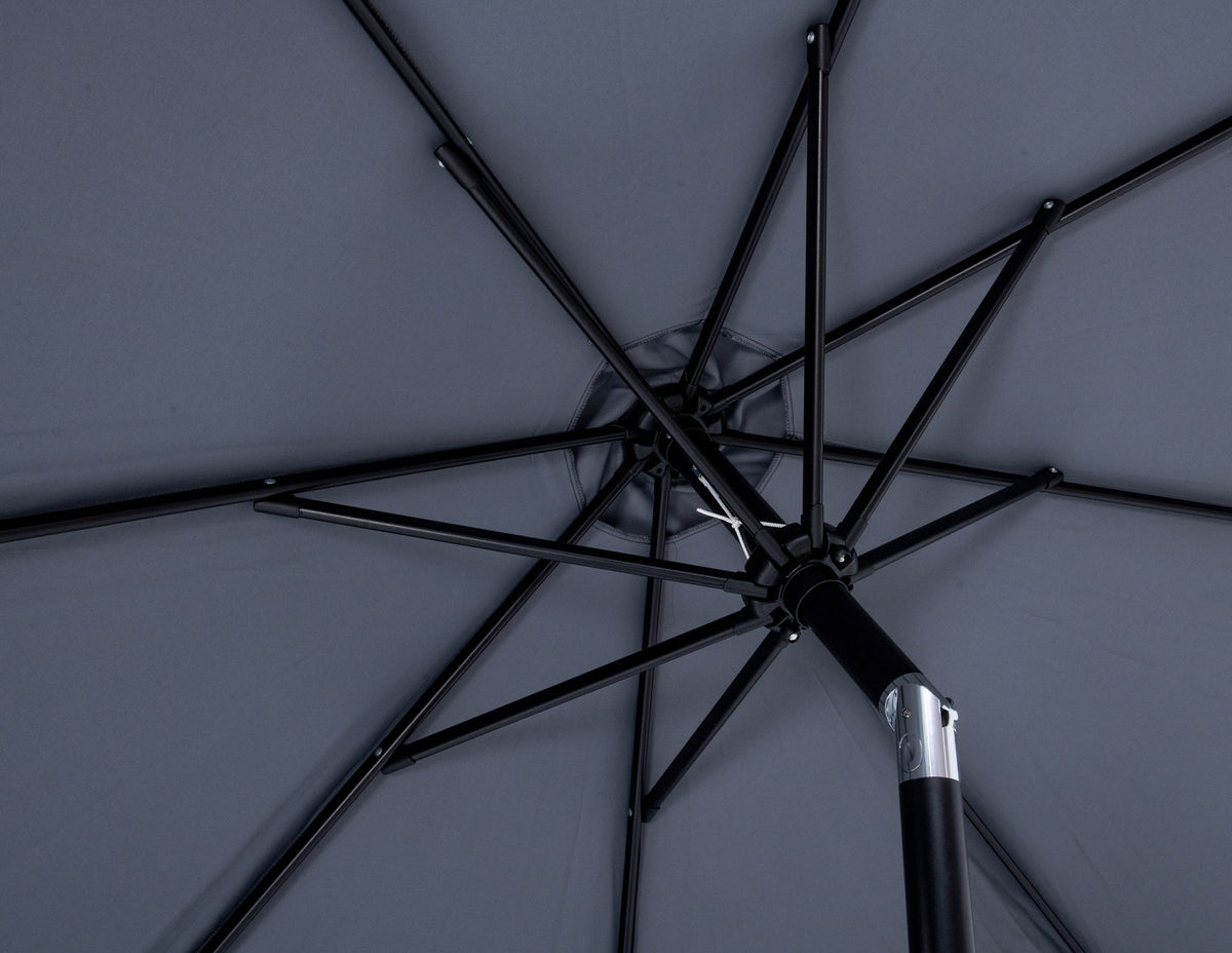Fiji - Aluminum Patio Umbrella With Round Black Base
