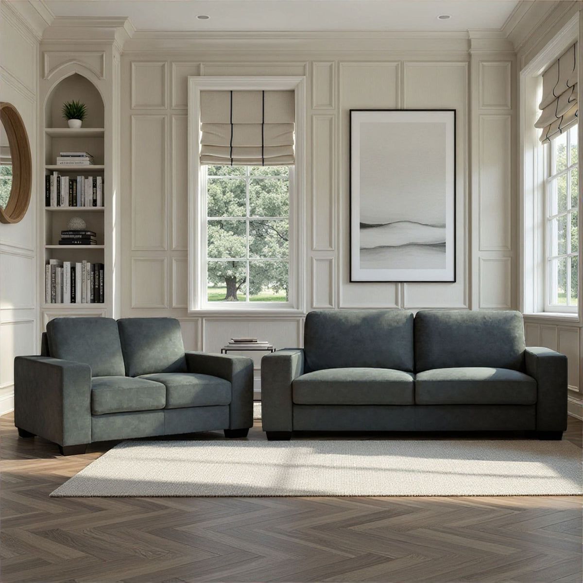 Yvonne - 2-Piece Living Room Set (Sofa & Loveseat)