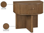 Cortland - Acacia Veneer And Solid Wood Night Stand