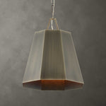 Granada - 1 Light Hexagon Pendant - Dark Gray