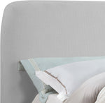 Rigby - Linen Bed With Black Base
