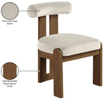Arienzo - Performance Fabric Upholstered Dining Chair (Set of 2) - Walnut Base