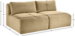 Shaggy - 2 Seat Modular Armless Sofa