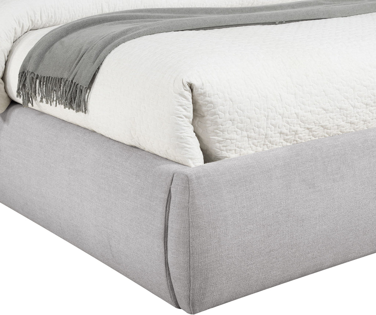 Adam - Linen Fabric Bed With 52" Headboard