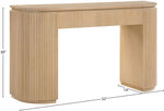 Astrid - Solid Wood And Oak Veneer Console Table