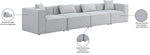 Cube - Linen Modular 4 Seat Sofa