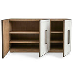 Linen 3 Door Cabinet - White
