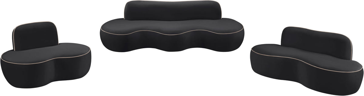 Swerve - Velvet 77" Upholstered Loveseat