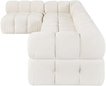 Orin - Velvet 5 Piece Modular Sectional