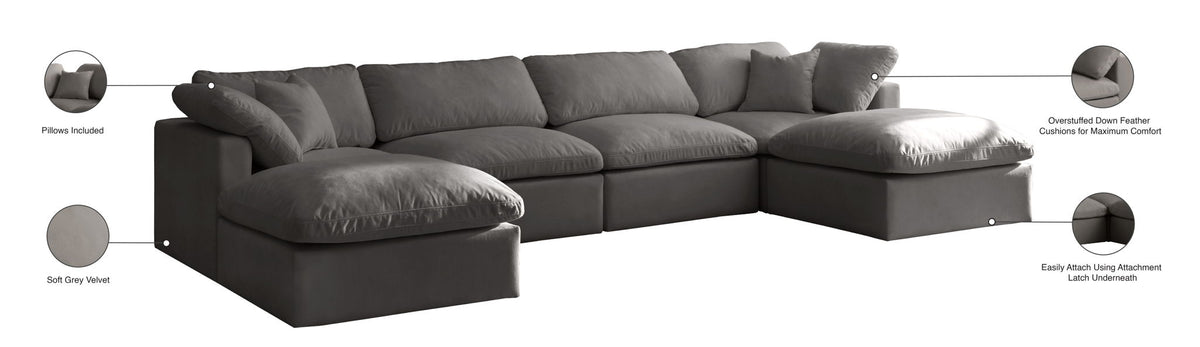 Plush - 6 Piece Modular Sectional
