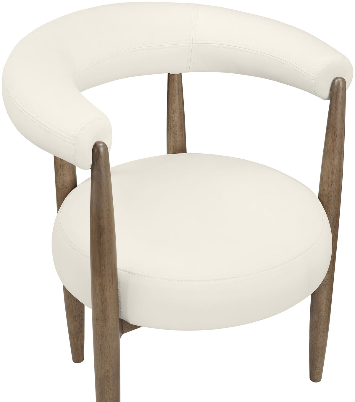 Sable - Vegan Leather Upholstered Dining Chair (Set of 2) - Brown Base