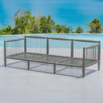 Borneo - Outdoor Sofa - Brown / Oyster White