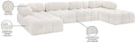 Ames - 6 Piece Fabric Modular U-Shaped Sectional