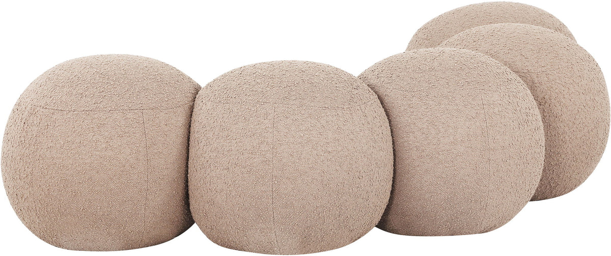 Apollo - Boucle Fabric Bench