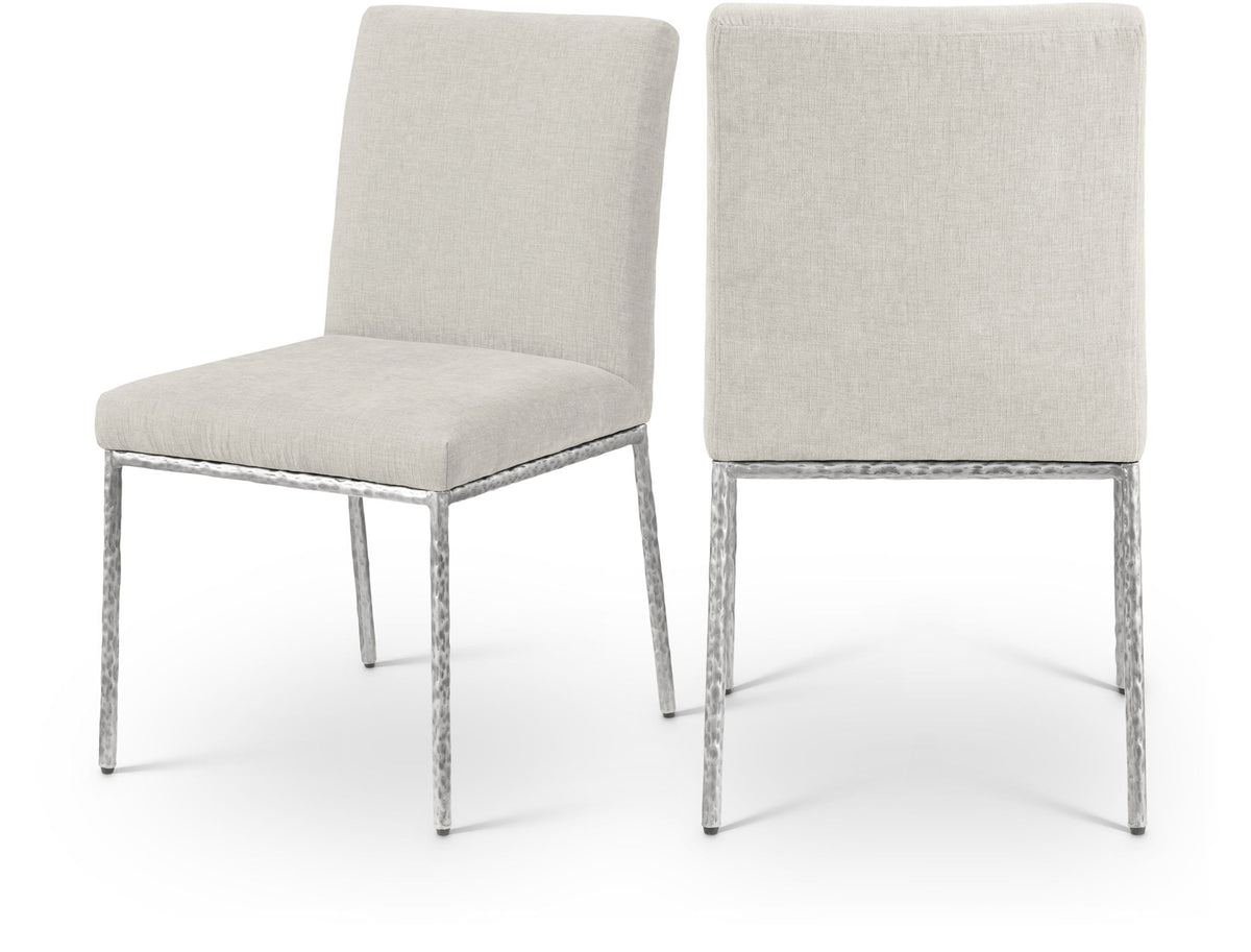 Reeves - Dining Side Chair (Set of 2) - Silver Base