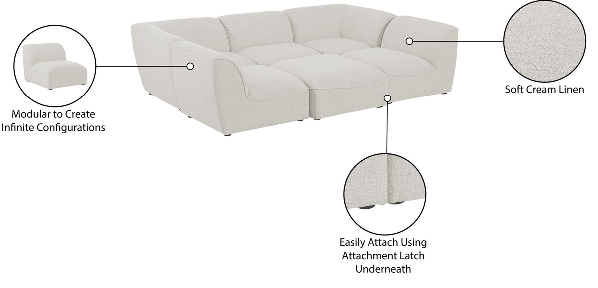 Miramar - 6 Piece Modular Sectional