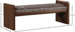 Sonia - Bench With Brown Base