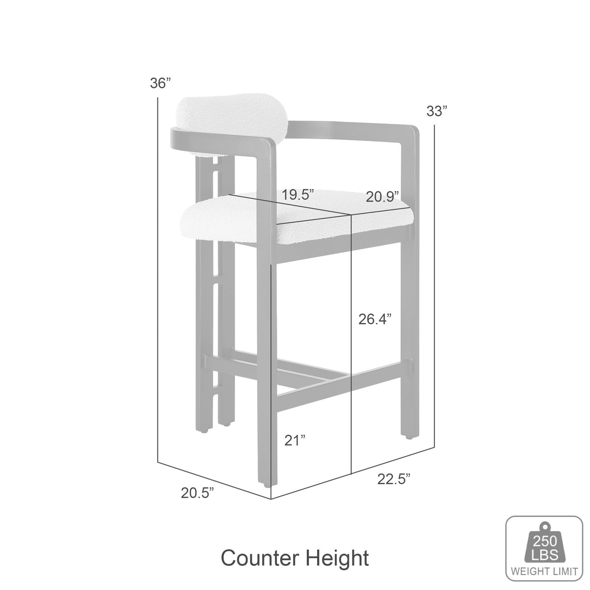 Jazmin - Outdoor Barstool