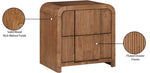 Fluted - Night Stand
