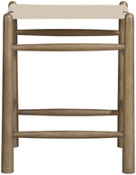 Santos - Backless Counter Stool With Stained Brown Base